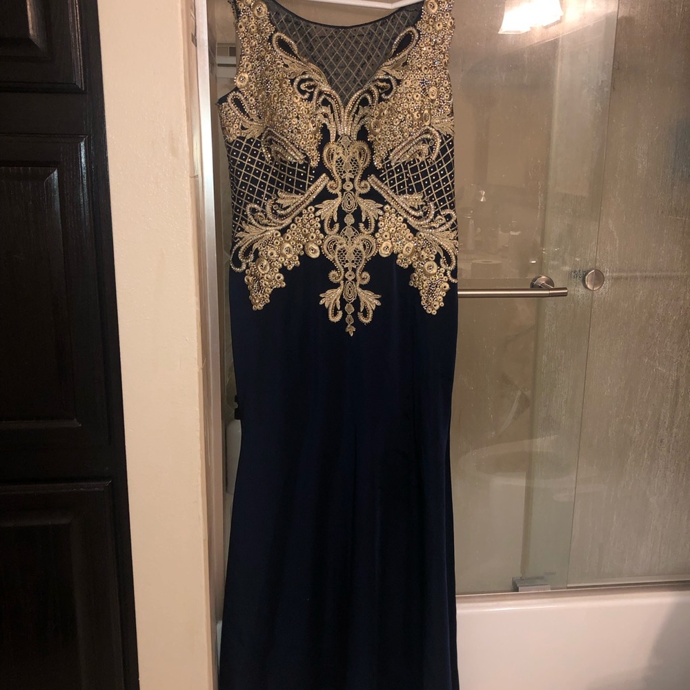 Navy blue dress for prom or for a wedding Aspeed